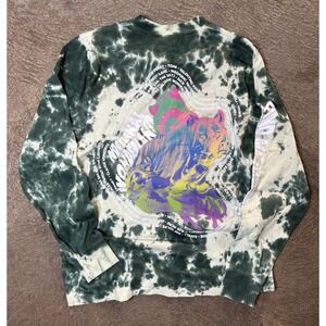 Nocturnal Wonderland Shirt Mens Medium Tie Dye Long Sleeve Insomniac Made USA